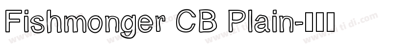 Fishmonger CB Plain字体转换